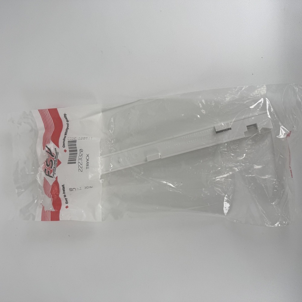 New Genuine OEM Whirlpool Refrigerator Drawer Slide Rail 2223320 SINGLE‎